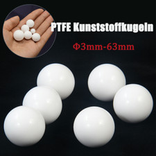 PTFE Plastikowe kulki Pompy membranowe Kulki uszczelniające Kulki zaworowe Białe Φ3mm-63mm