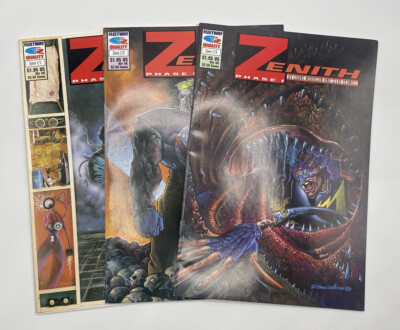 Zenith: Phase I #1 2 3, Fleetway comics, Morrison, Yeowell.  Free Shipping