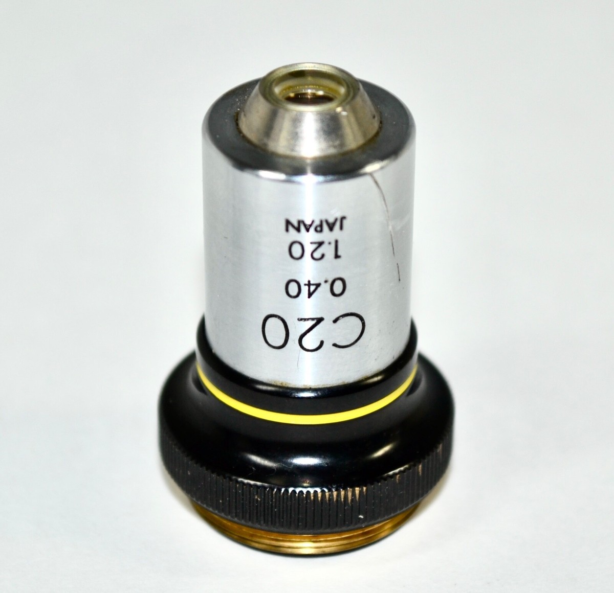 Olympus C20 20X /0.40 1.20 Japan Microscope/Parts Objective