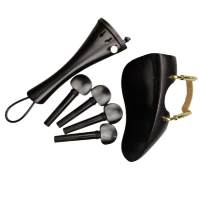 Ebony  Violin Parts Installed Hardware Finetuner,Fiddle pegs Chinres