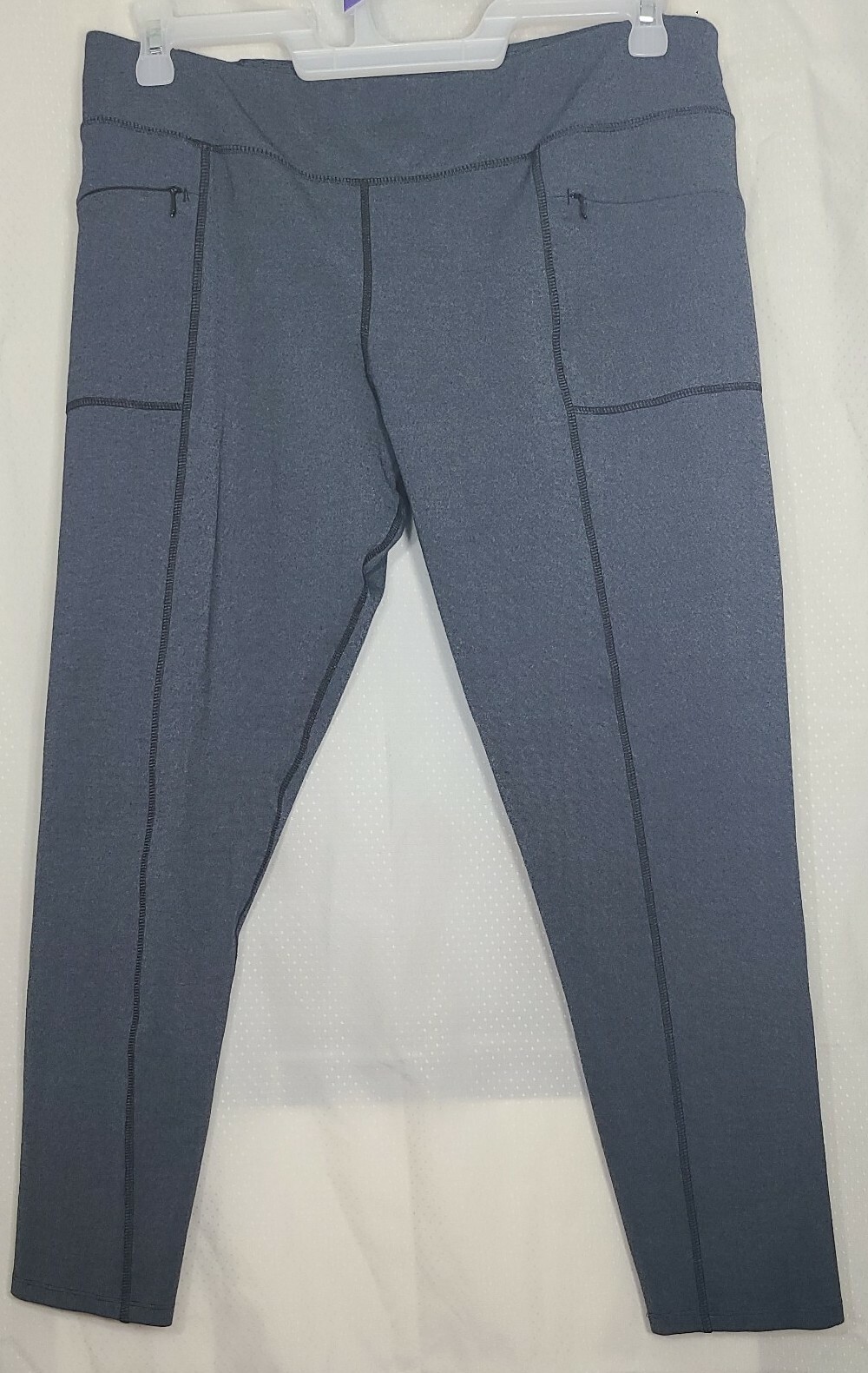 Reel Legends Woman’s Plus Blue Performance Tec-Ponte Pants Size XL