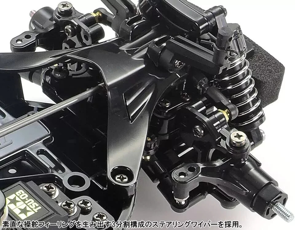 TAMIYA 1/10 RC ALPINE A110 JAGERMEISTER 1973 M-06 CHASSIS Assembly