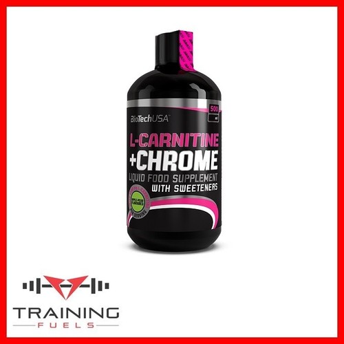 Biotech USA LCarnitine + Chrome 500ml Weight Loss Fat Burner Added
