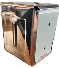 Stainless Steel Napkin Dispenser for Restaurant Coffee Shop Takeaway Pub Bistro