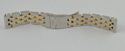 Breitling Chronomat Pilotband 20mm Steel/Gold 300D Top Condition