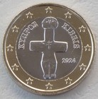 1 E.uro Pièce De Cours Chypre 2024 Splendide