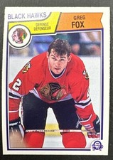 1983-84 O-Pee-Chee OPC Hockey - #101 Greg Fox - Chicago Blackhawks