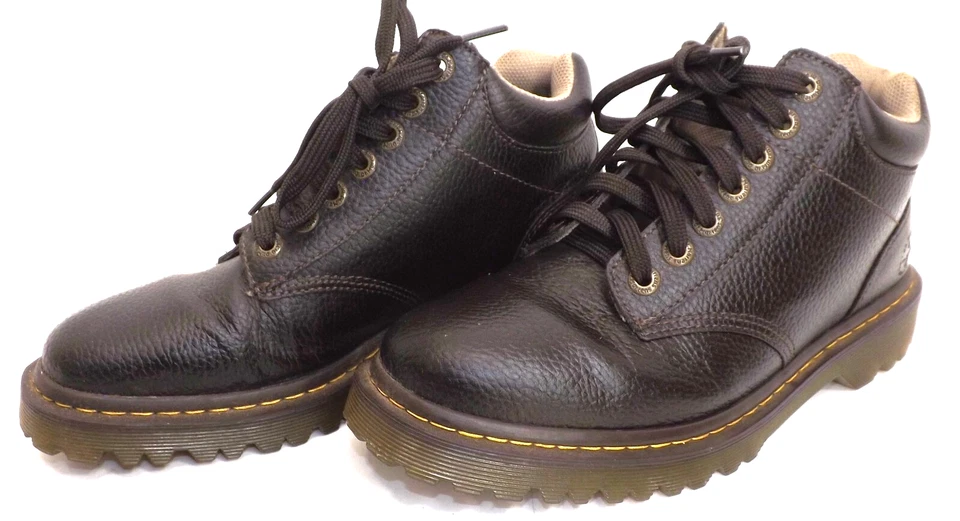 Dr. Martens Harrisfield Cuero Marrón Chukka Zapatos Botas: Para hombres 8 - Para mujeres 9 Foto 2 de 4