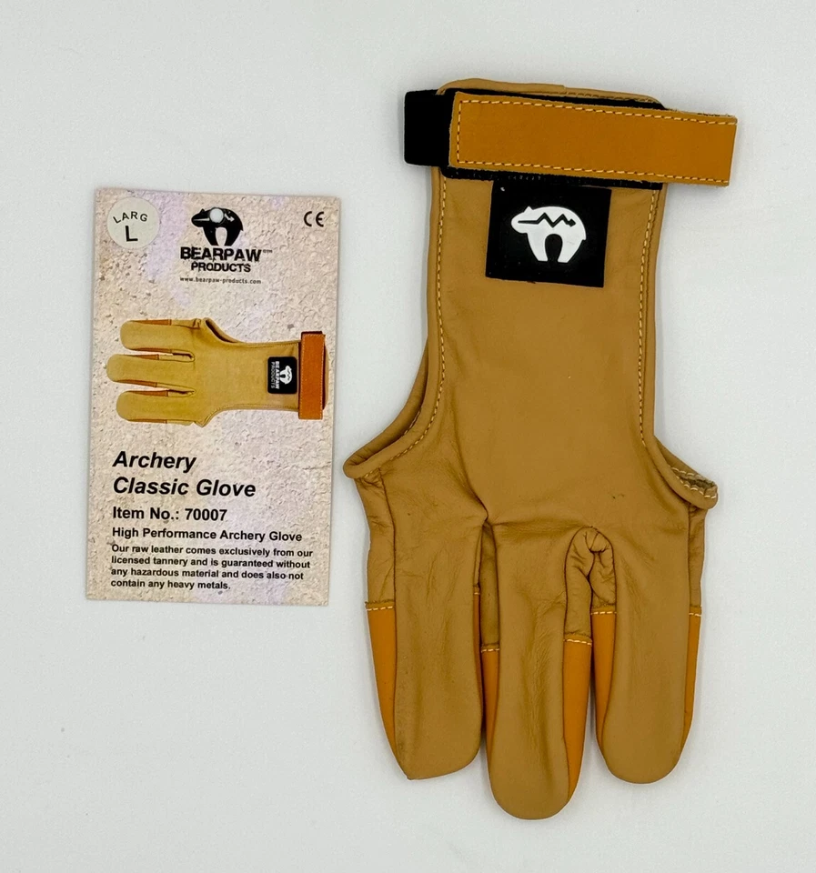 Bearpaw经典皮革射击手套 — 第 3/4 张图片