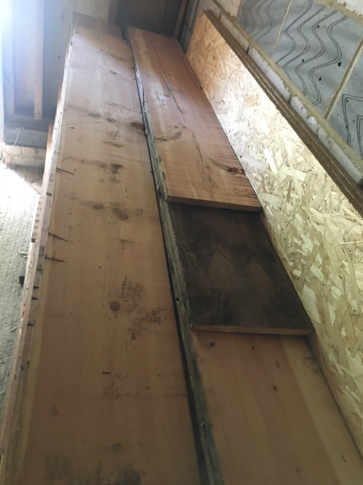 Wide Reclaimed Pine Flooring Floorboards 11” wide £4046 per m2 eBay