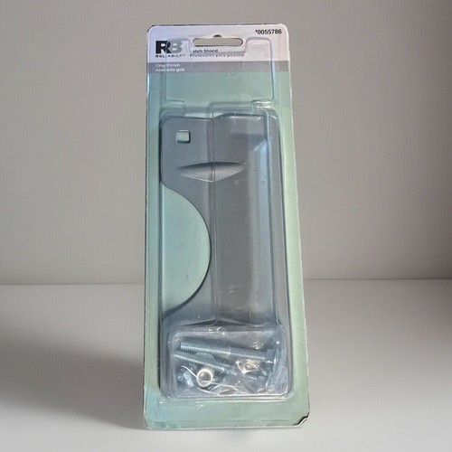 ✅ Reliabilt Outswing Latch Shield 0055786 Gray 3" x 7" Gray Finish U 9500-L