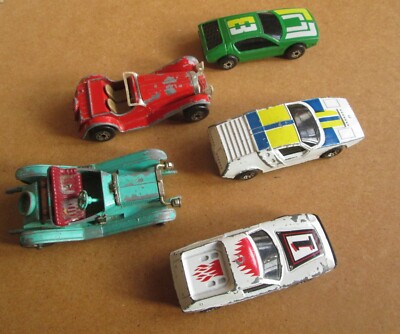 Vintage Matchbox Autos Restposten 3 x Super GT SS 100 Jaguar & 1911 Maxwell Roadster