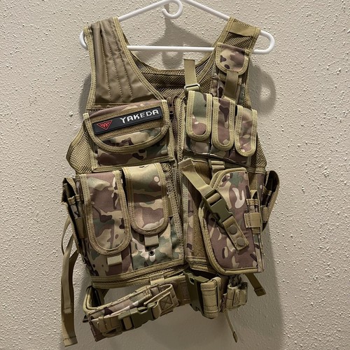 YAKEDA Tactical Training Vest With PALS Syste - Ulti-Pocket - View #10