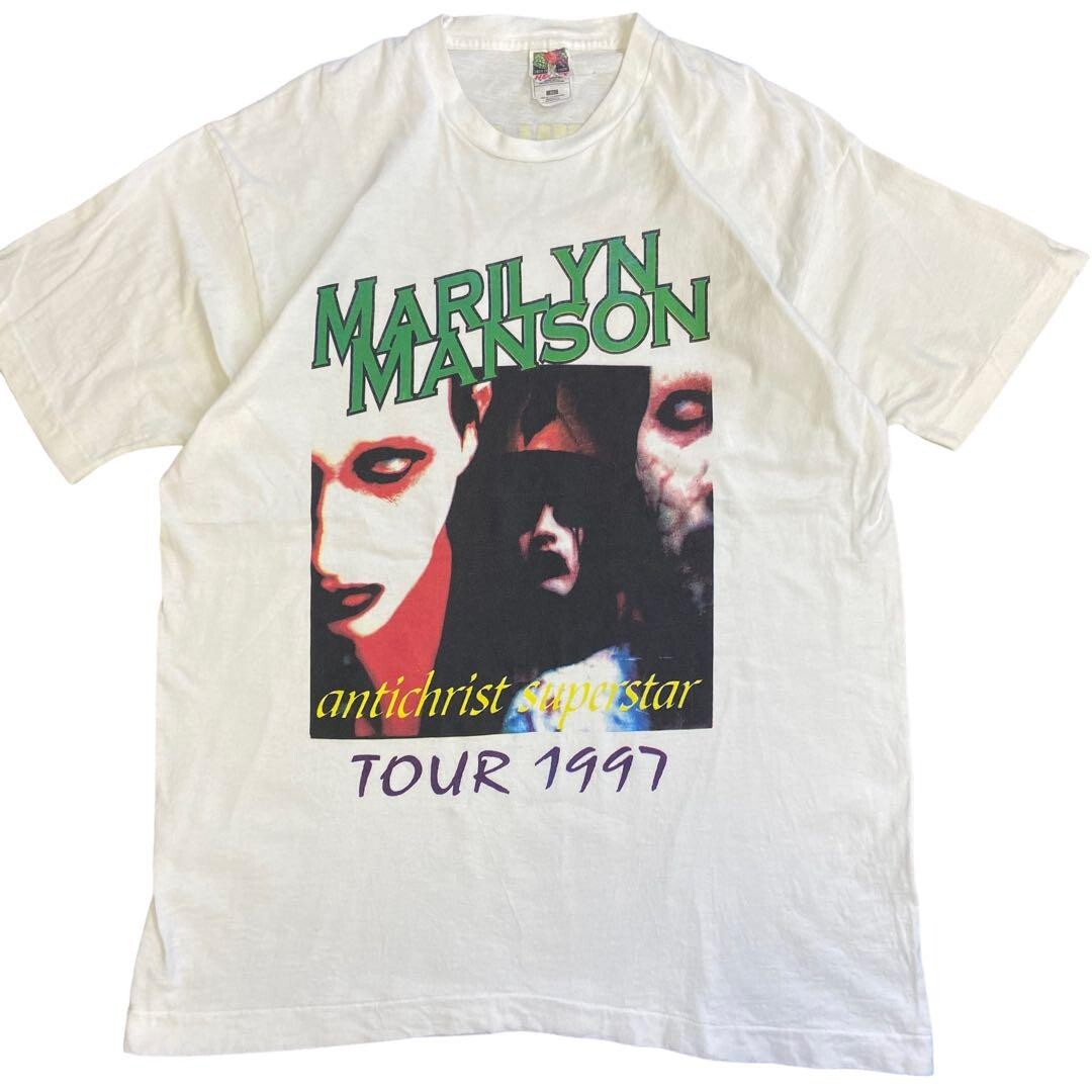 Marilyn Manson Tシャツ 1997年製 Lサイズ Vintage 1997 Marilyn Manson T-Shirt – Mills Vintage USA