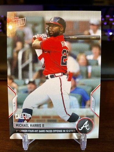 Michael Harris II 2022 MLB TOPPS NOW 493 RC Rookie Braves Mint EBay