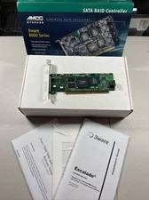 3ware Escalade 8006-2LP PCI-X 2-PORT SATA 1.5Gb/s RAID Controller w/Box/Manual