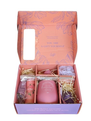 Rose Crystals Gift Set with Tumbler Candle Lavender Soap Chakra Balancing & More - Picture 3 of 20