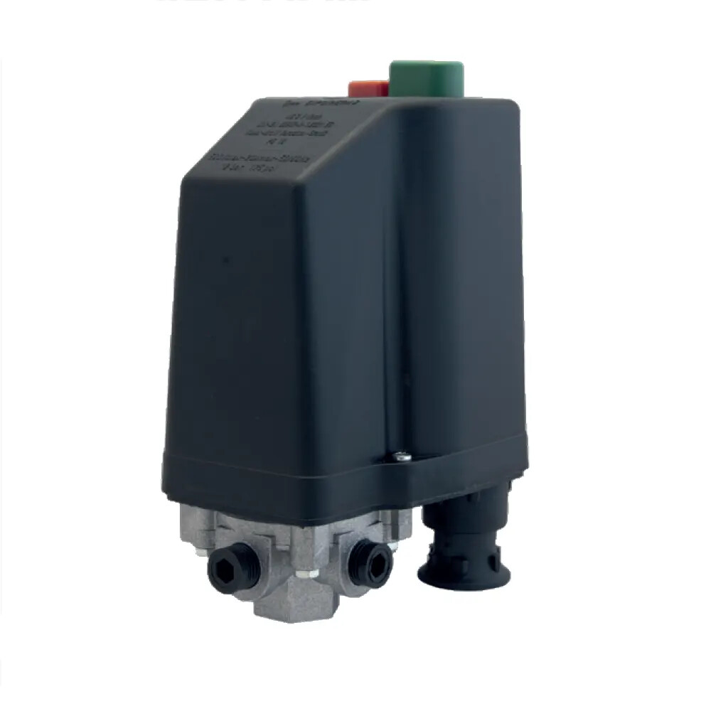 Pressostato trifase NE-MA 12bar 10A per compressori d'aria 4x1/4F universale
