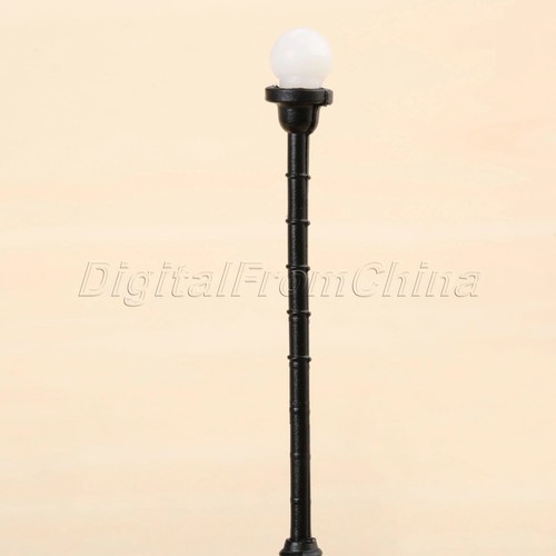 1:100 HO Scale Street light Garden train Layout Model Scale Single Head Lamp - Picture 6 of 10