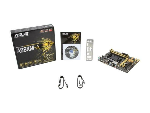 Asus Micro AMD Socket FM2 6 x SATA 6GB (A88XM-A) Motherboard for