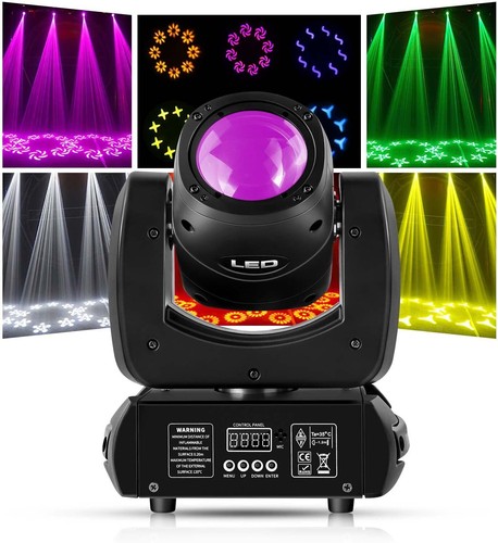 150W Strahl 8 GOBO 8 Prisma LED Moving Head RGBW DMX Bühnenlicht DJ Disco Party - Bild 8 von 15