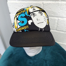 Naruto Hat Cap 3D Snapback Baseball Mesh Foam Ball Trucker Black Adjustable