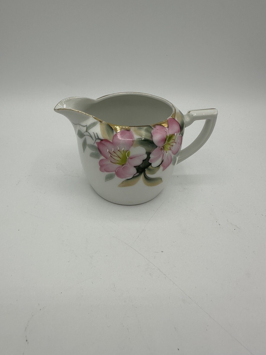 VTG MCM Noritake Azalea 19322 Pink Floral Gold Trim Japan Cups