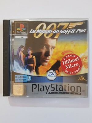 Jeu PlayStation 1 007 Demain ne meurt jamais et Le monde ne suffit pas - Jeux vidéo