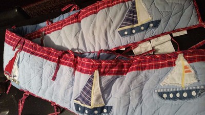 sailboat crib sheet