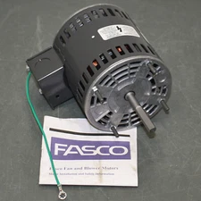 Fasco Condenser Fan Motor D1170, 3/8" Shaft, 115V AC, 2.1 A, 1/15 HP, 1 PH