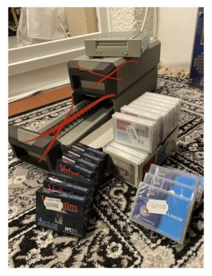 Dat Kasseten Set 30x NEU dss3-HP dss2-Sony & Verbatim Data Cartridge 24Gb +  !!