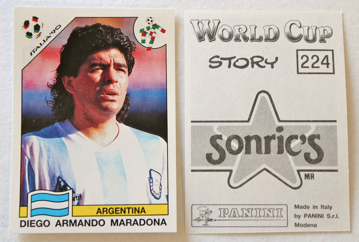 Diego armando maradona figurina panini n.128 italia 90 - Collection
