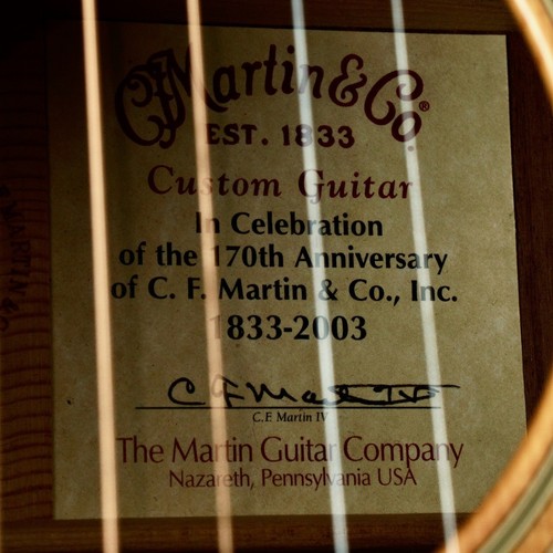 Martin D-28S 170 Aniversario Machida Shop Usado Hecho en 2003 Entrega Segura desde Japa - Imagen 5 de 11