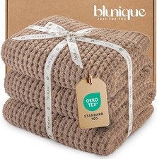 Waffle Knit Throw Blanket, Luxury Cozy Chunky Knit Throw 50 x 60 Inch