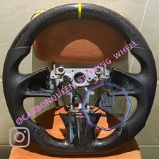 Carbon Fiber Steering Wheel For Infiniti Q50 W Heated 2014-2017yearsyellow