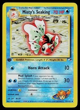 Pokemon Card - Misty's Seaking Gym Heroes 55/132 1st Edition Uncommon on eBay