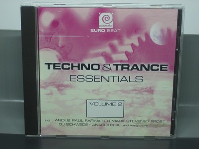 Varios, TECNO & TRANCE-Vol. 2 Essentials  (CD/Sehr Gut)