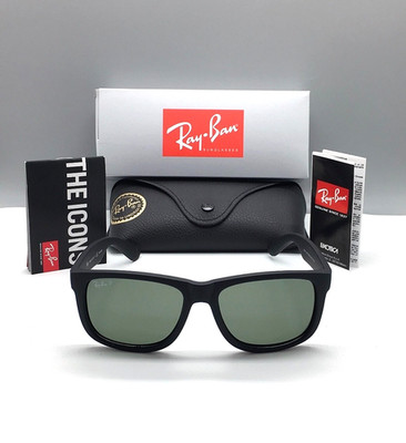 RB4165 Ray-Ban Green JUSTIN Unisex Sunglasses {RB4165 54-16 145MM} ROT-007