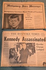 JFK KENNEDY ASSASSINATION NEWSPAPERS 1963  MORNING NEWS 