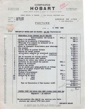 69 LYON mecanicien HOBART 1948 laveuse