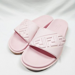 Fendi Sandals Men Pinks Rubber 5523166