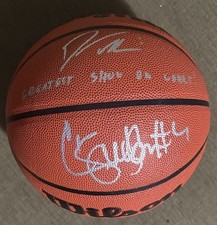 CHRIS WEBBER & JASON WILLIAMS Signed Basketball Greatest Show Inscrip. Beckett