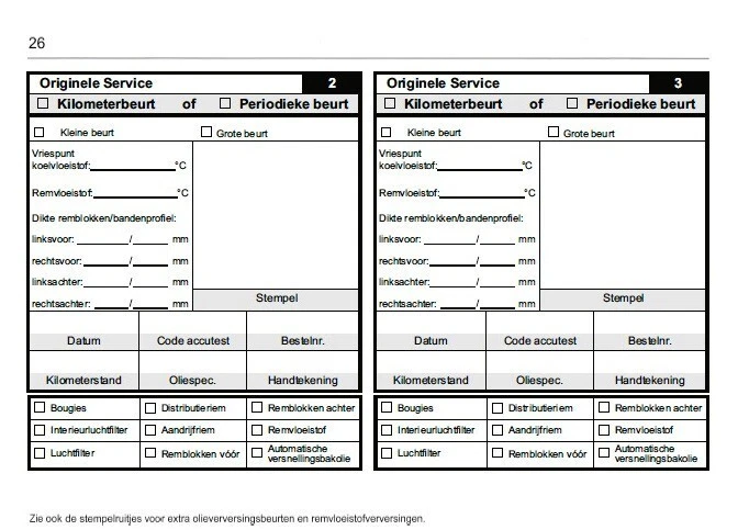 Libretto di servizio Saab olandese-belga - Immagine 3 di 3