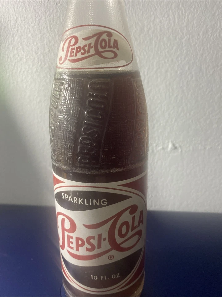 Botellas de refresco Pepsi vintage embotelladas en Dallas Texas sin abrir Foto 2 de 3