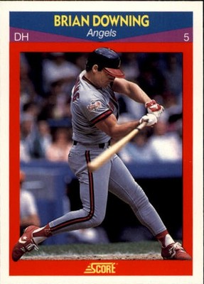 1990 Score 100 Superstars #46 Brian Downing - BB