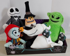 The Nightmare Before Christmas Just Play 8" Plush Set of 5 With Display