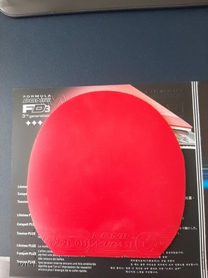 Tischtennisbelag Donic Acuda S1 rot max gebraucht