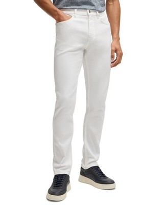 Hugo Boss H-Delaware Jeans Men's 34 x 32 Slim Fit White Stretch Soft $198 NWT