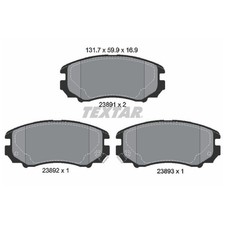 Satz Bremsbeläge Bremsklötze vorne für Hyundai 2 GK Elantra 3 XD 4 HD | 24302