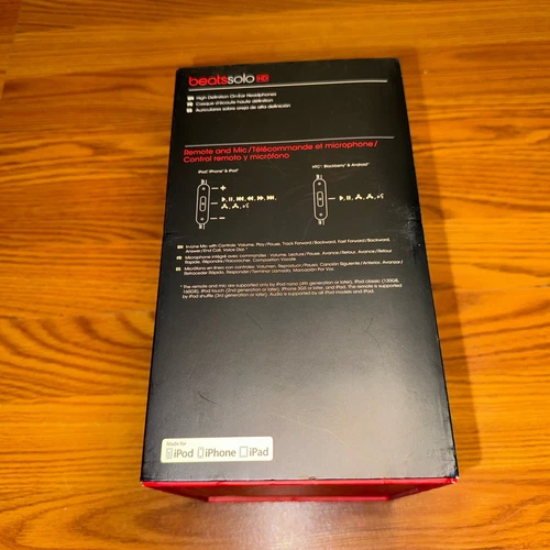 Beats By Dr. Dre Solo HD Wired On-Ear Purple Headband Headphones w/box No Wire - Picture 4 of 14